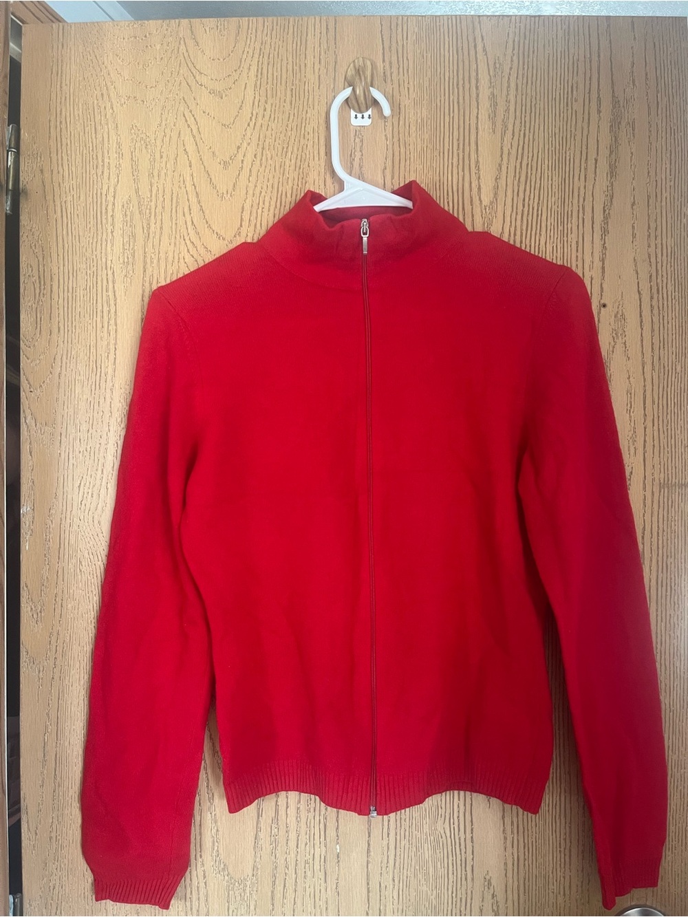 Made in Italy of Benetton wool sweater zip up